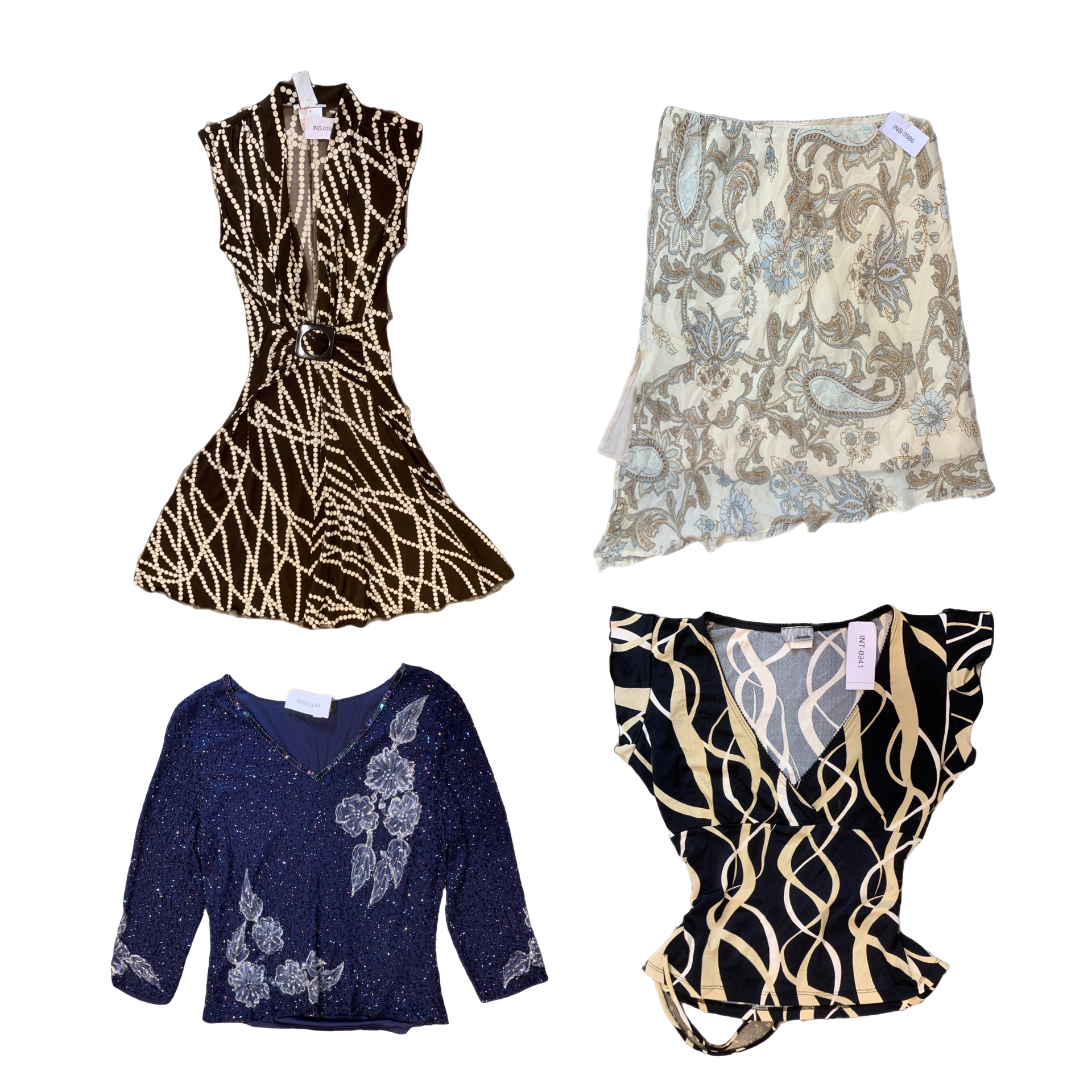 RX-B- 1029 - Y2K MAXIMALIST PRINT CRUSH Bundle - 10 Pieces