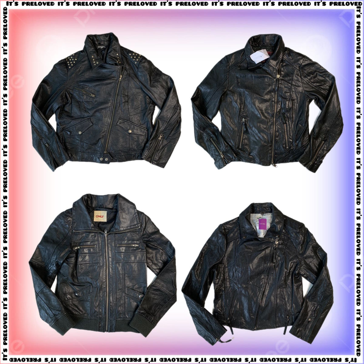 SS-DB-718 - Y2K Leather Jacket Bundle - 20 Pieces