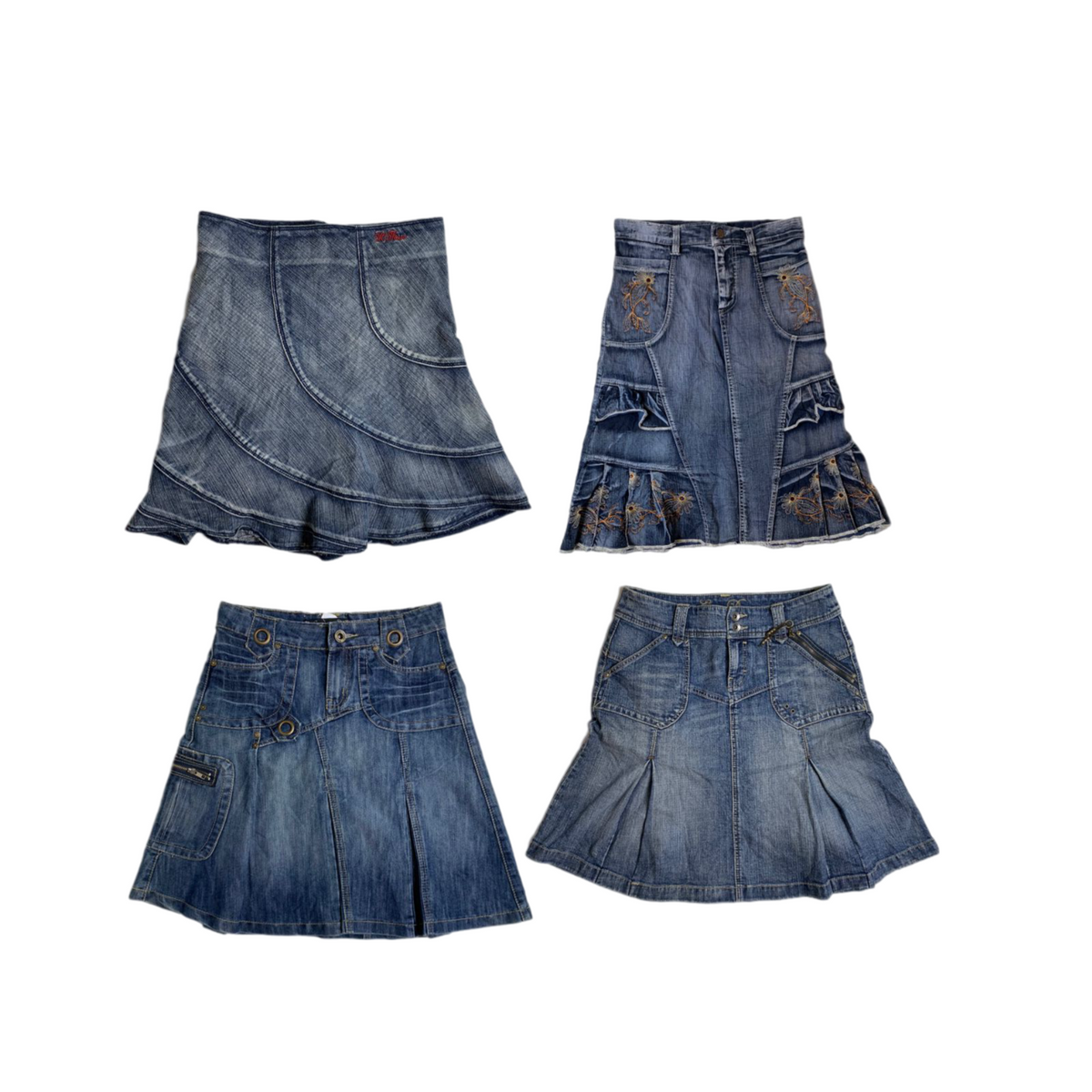 SS-B- 818- DENIM SKIRT Bundle - 07 Pieces