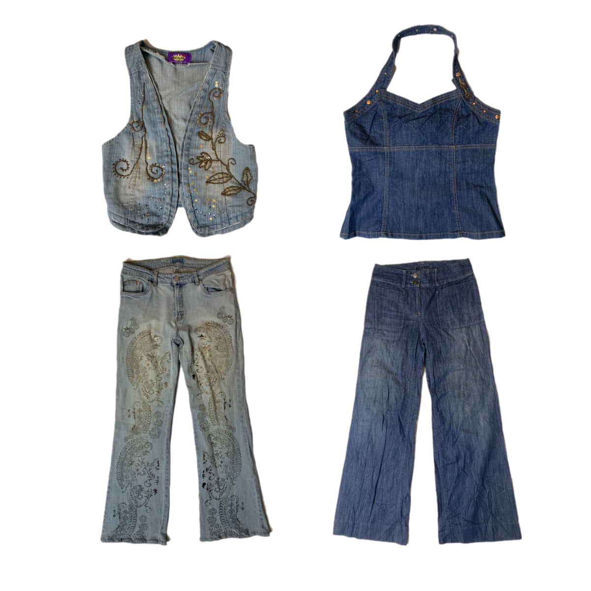 SS-B- 916- DENIM JEANS & TOPS Bundle - 18 Pieces