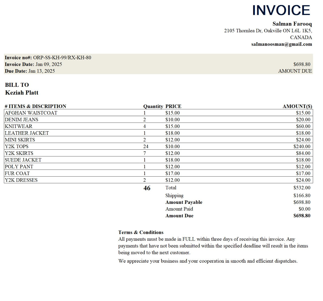 Kez Bundle- 46 Pieces