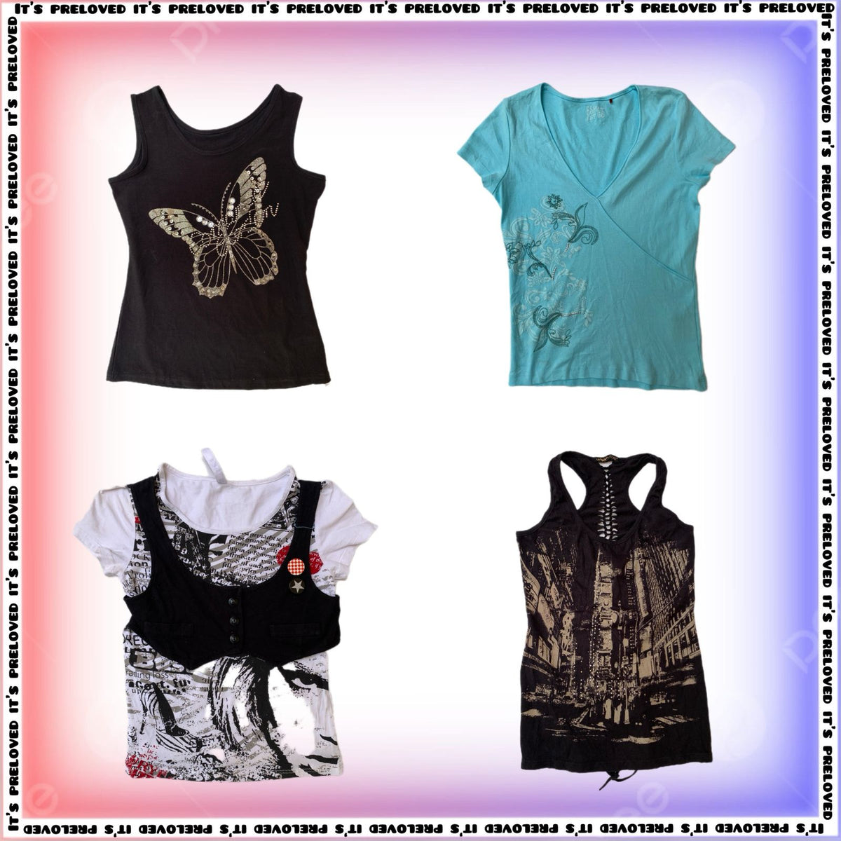 SS-1009 Y2K Tops