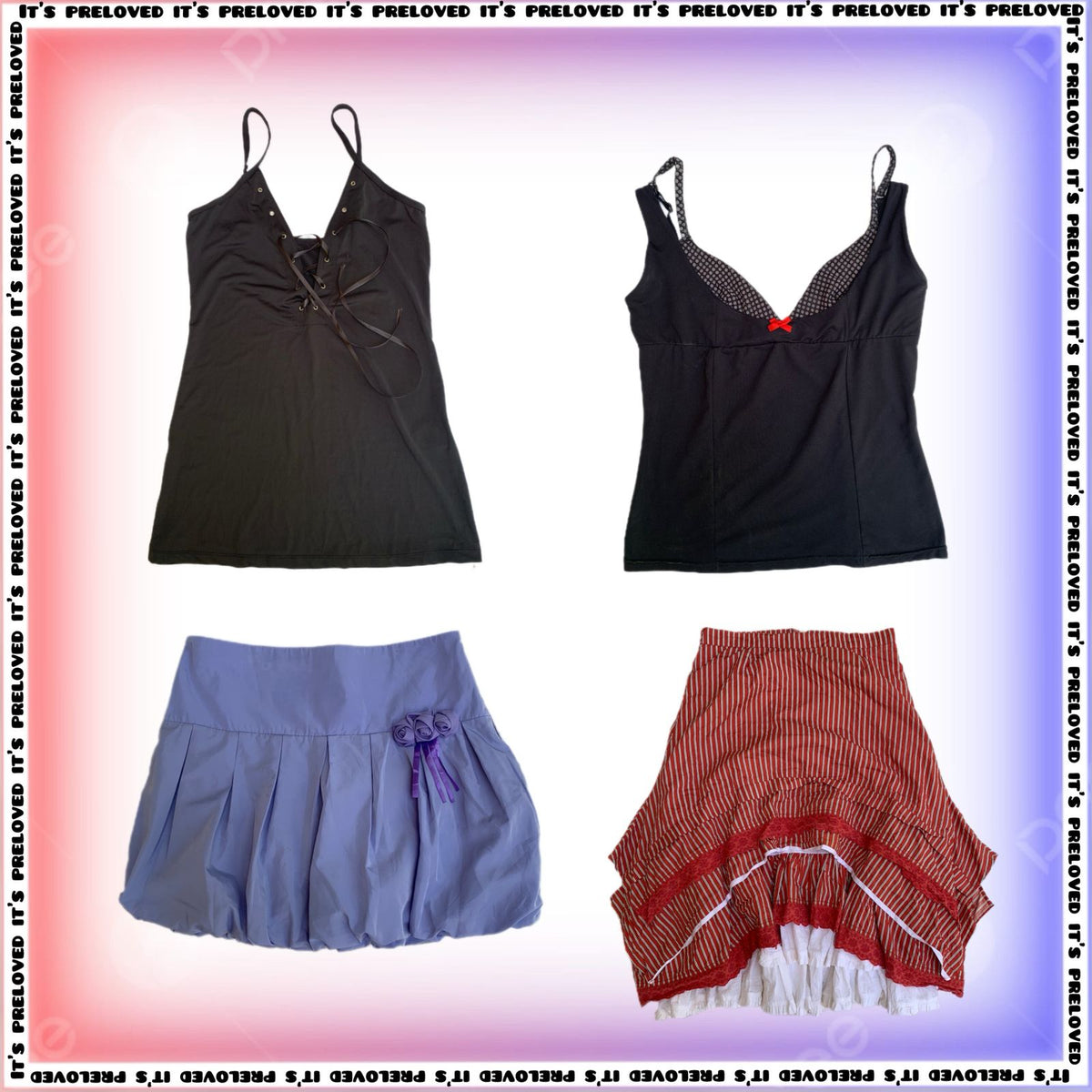 SS-1016 Y2K Tops & Skirts