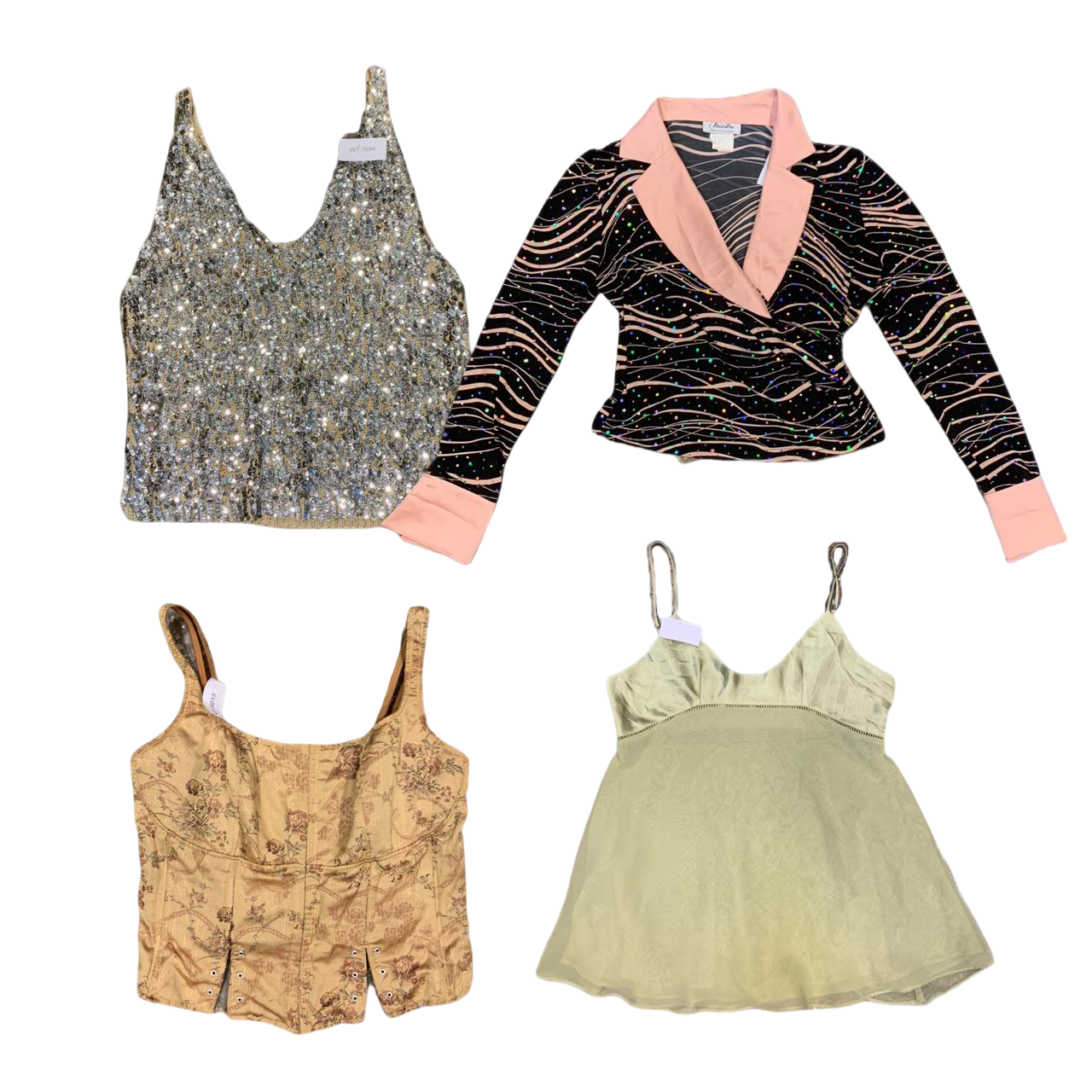 RX-B- 1106 - SHIMMER & METALIC TOPS Bundle -  Pieces