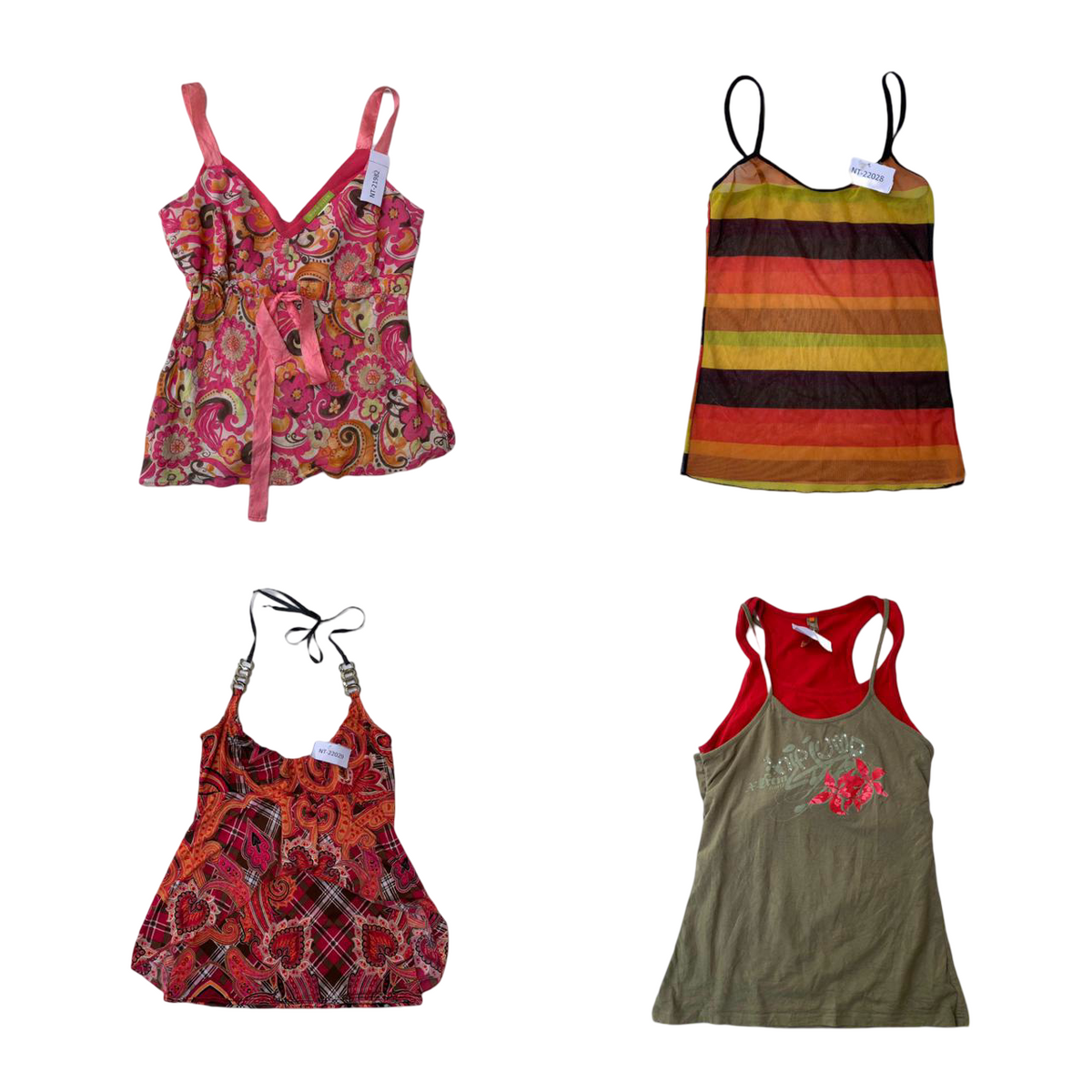 Colorful Y2K Cami Collection