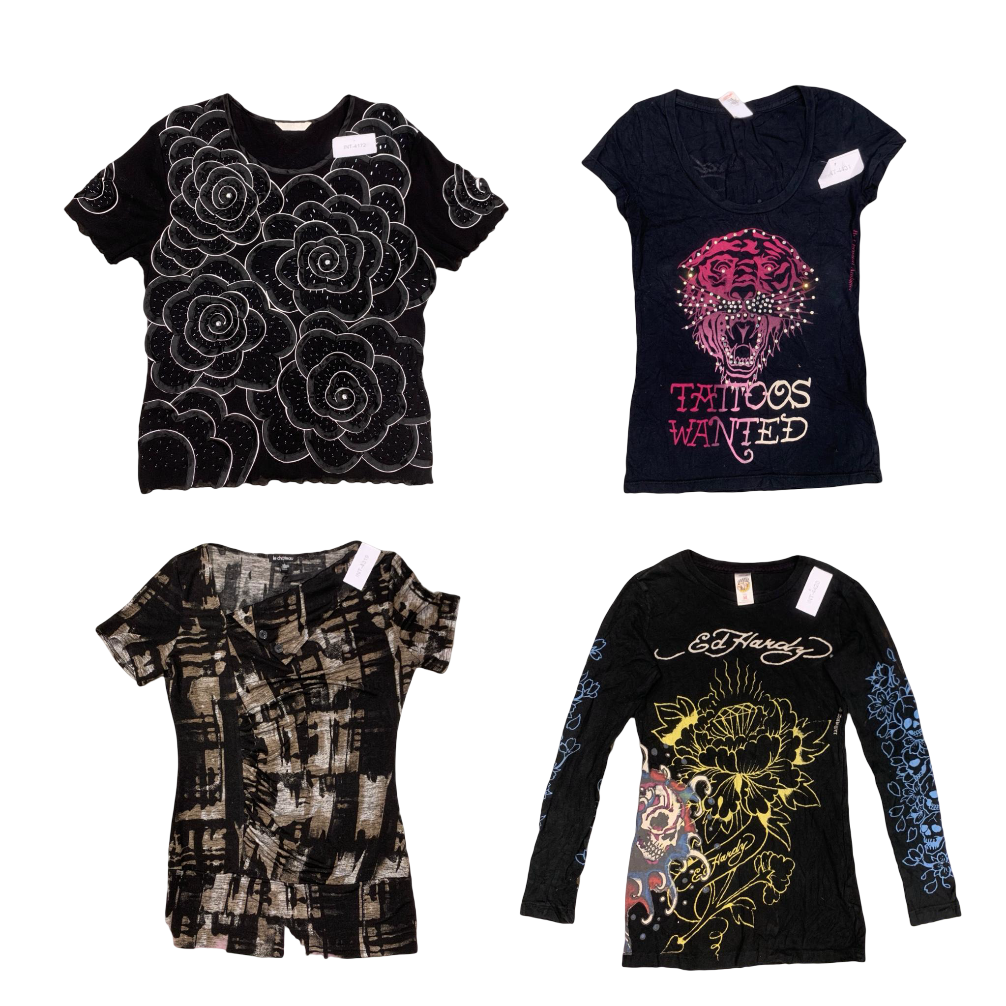 RX-B-1122 - GRAPHIC GRUNGE TEES Bundle - 10 Pieces