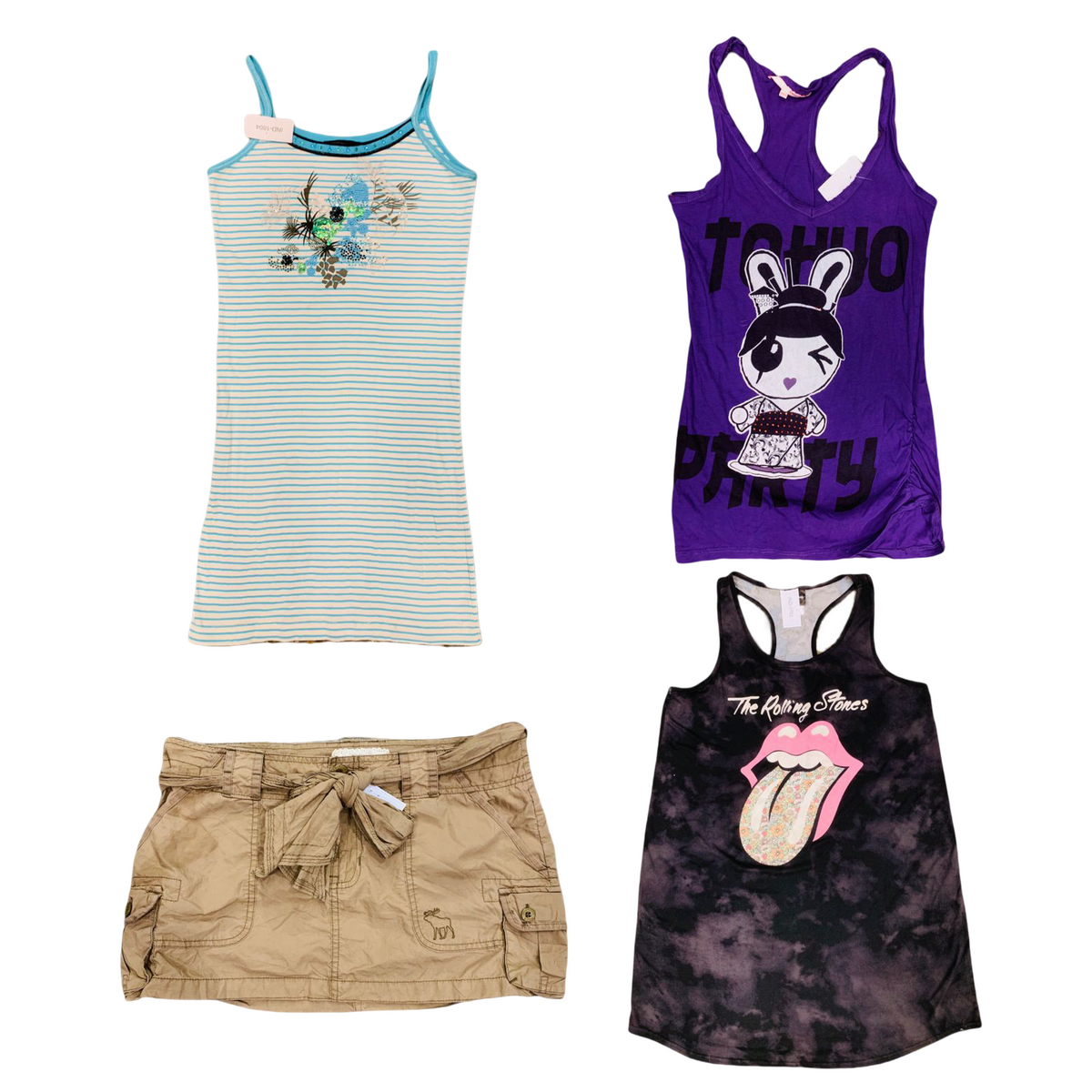 RX-B- 1079 - SUMME POP ( Y2K MINI SKIRTS AND Y2K BABY TEES ) Bundle - 10 Pieces