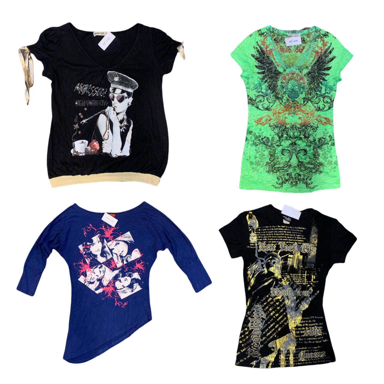 RX-B- 1100 - STATMENT TEES Bundle - 08 Pieces