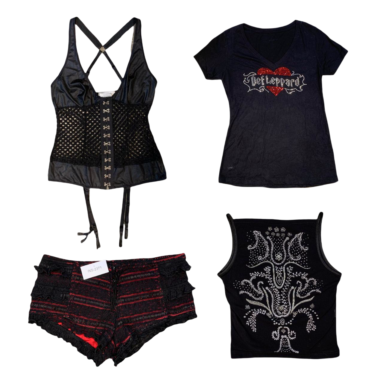 RX-B- 1101 - REBEL HEART FITS TOPS Bundle - 10 Pieces