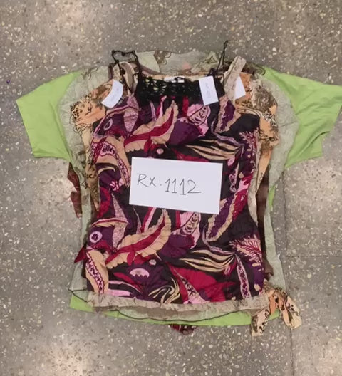 Load video: RX-B- 1112 - BOHO FLORAL TOPS Bundle - 10 Pieces