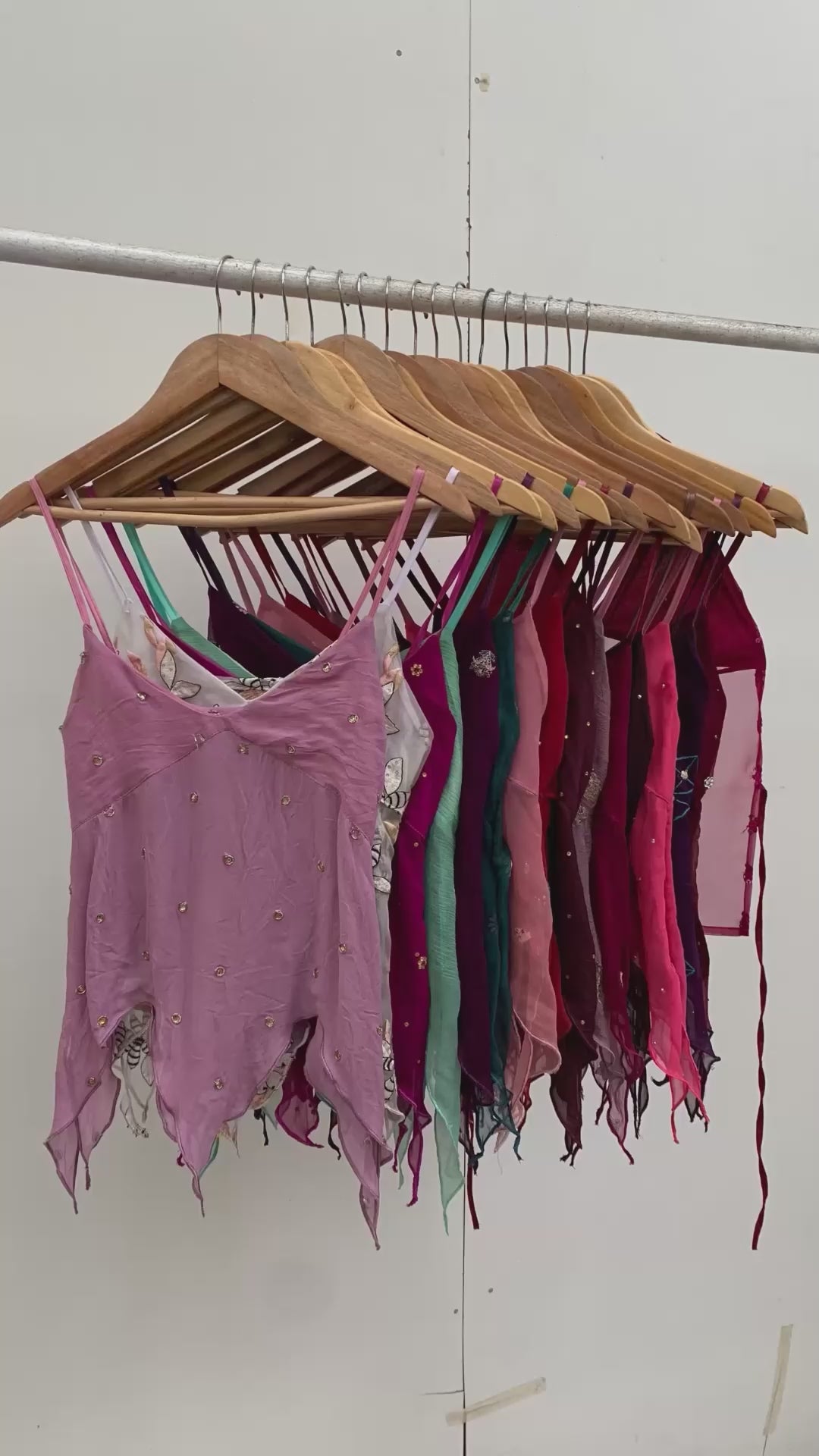 Load video: RWCD- Light Beaded Pointed Cami